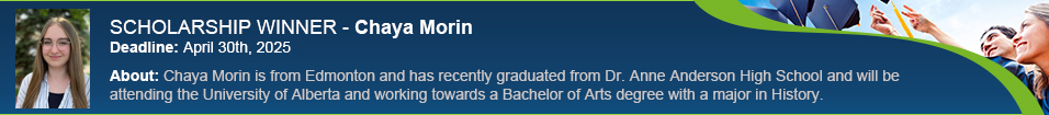 Scholarship Winner
